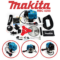 Мотокоса Makita RBC 4200 (4.2 кВт, 2х тактный) Комплектация "ЭКО". Бензокоса Макита, кусторез, триммер
