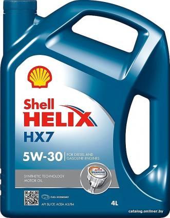 Shell Helix HX7 5W-30 4л - фото 1 - id-p10458744