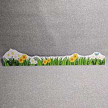 Трава с цветочками. Настенная декорация
