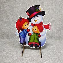 Напольная декорация Снеговик и малыши