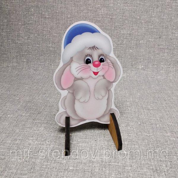 Новогодняя напольная декорация Зайчик, фото 1