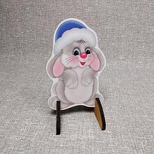 Новогодняя напольная декорация Зайчик