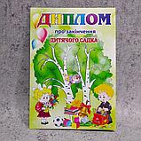 Диплом и медаль именная с розеткой для выпускника детского сада "Вишенка", фото 7
