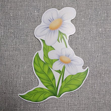 Куст ромашек. Настенная декорация для детского сада.