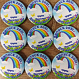 Значок для выпускника детского сада "Радуга", "Бабочки", фото 3