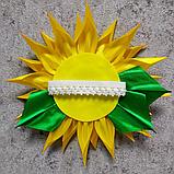 Бутоньерка "Подсолнух" для выпускниц и первоклассниц, фото 3