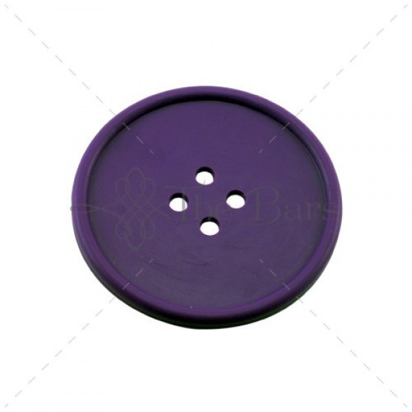 Костер "Button" The Bars d=10 см, каучук, цвет фиолетовый D001P - фото 1 - id-p5559073