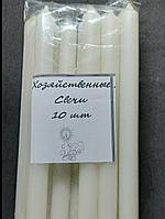 Свечи хозяйственные белые размер 25*2 см
