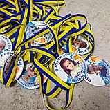 Медаль выпускника с фотографией д/с "Золотая рыбка", фото 2