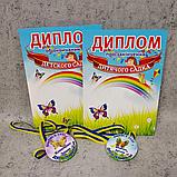 Диплом и медаль именная именная для выпускника детского сада Бабочки, фото 10