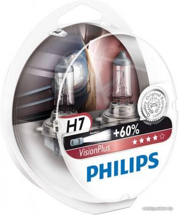 Philips H7 VisionPlus 2шт [12972VPS2] - фото 1 - id-p10460593