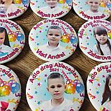 Значок с фото "Adio drag Abecedar " (Прощай дорогой букварь) на молдавском языке, фото 2