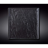 Тарелка квадратная Wilmax Slatestone Black 21,5х21,5 см WL-661106