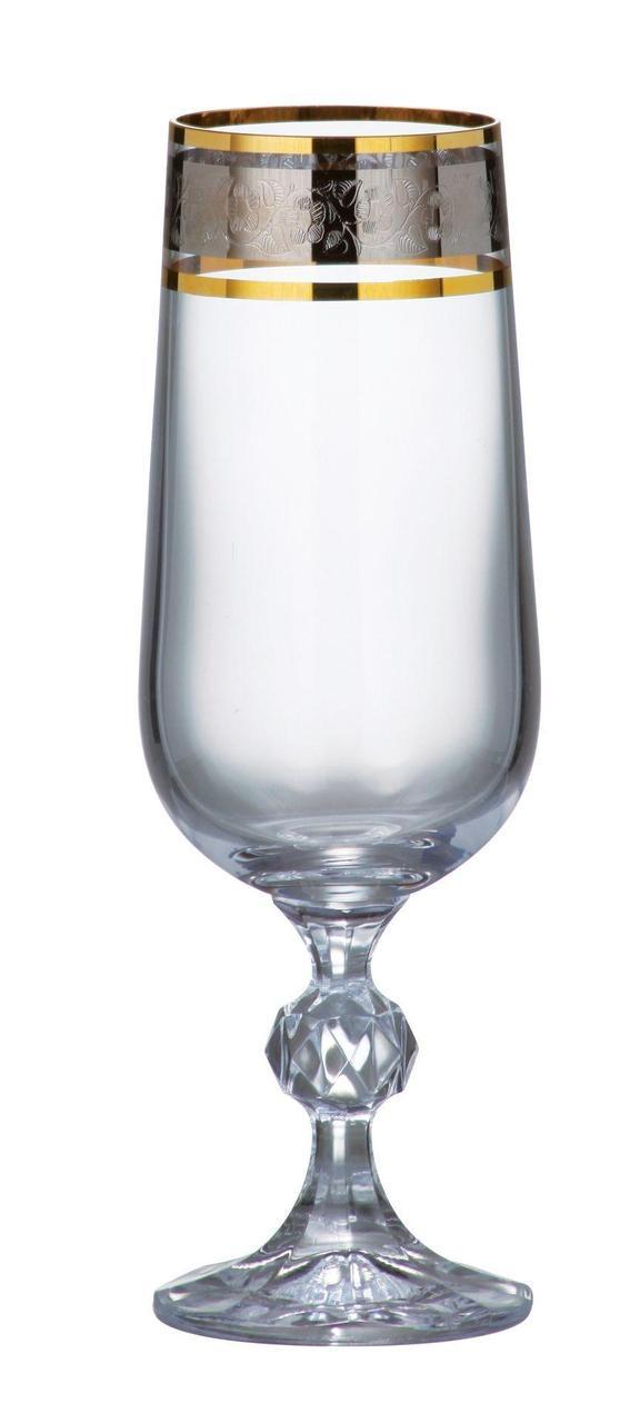 Набор бокалов для шампанского Bohemia Claudia 180 мл 6 пр ( 43249), - фото 1 - id-p10462947