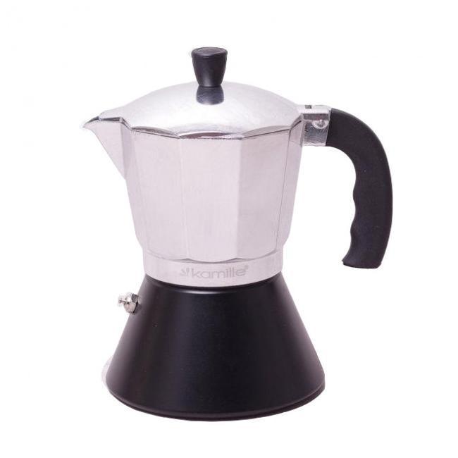 Гейзерная кофеварка на 6 чашек Kamille 300 мл индукция K 2510 - фото 1 - id-p10462716