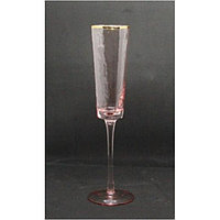 Бокал для шампанского Розовый трайангел 150 мл TR002-2