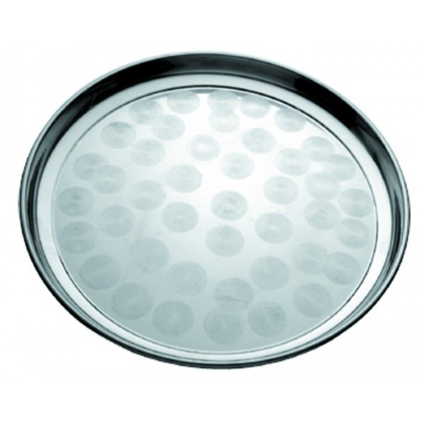 Поднос нержавеющий круглый диаметр 400 мм (шт) Империя Посуды EMP_1340 - фото 1 - id-p10463463