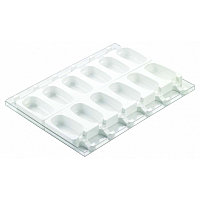 Форма силиконовая для мороженого Silikomart Класика 93x48,5x25 мм (2 формы, 1 поднос, 50 палочек), GEL01