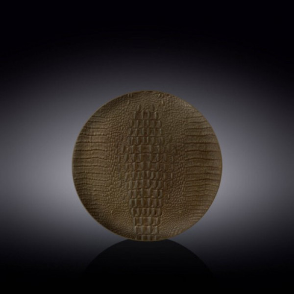 Тарелка круглая Wilmax Scroco Bronze 20,5 см WL-662204 - фото 1 - id-p10464269