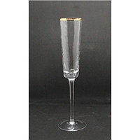Бокал для шампанского Прозрачный трайангел 150 мл TR002