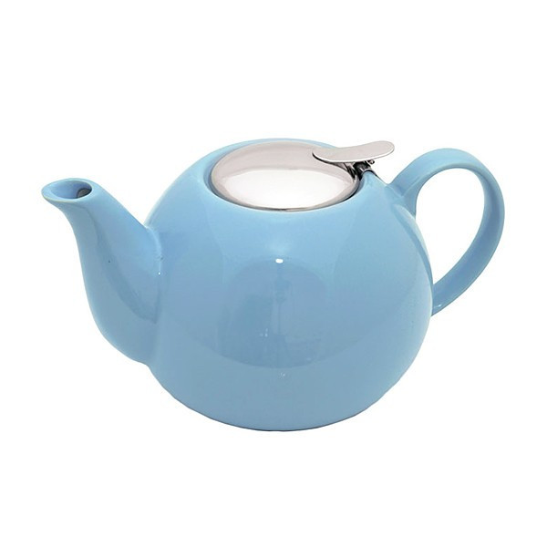 Чайник заварочный керамический Fissman 1250 мл голубой, 9236 F - фото 1 - id-p10470312