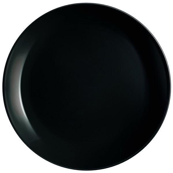 Тарелка подставная Luminarc Diwali Black 27,3 см P0786 - фото 1 - id-p10463869