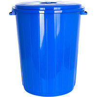 Бак для мусора Violet House Dark Blue 65 л с крышкой 0132 Баттал DARK BLUE
