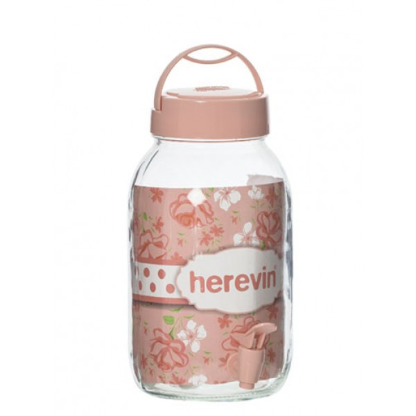 Диспенсер Herevin Beverage Pink 3 л 137600-508 - фото 1 - id-p10465740