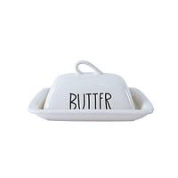 Масленка Limited Edition Butter 19,2 см белая JH4879-2