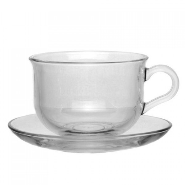 Чашка чайная с блюдцем Pasabahce Ташкент 290 мл 96806 - фото 1 - id-p10465260