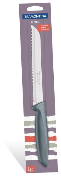 Нож для хлеба Tramontina Plenus grey 203 мм инд.блистер 23422/168 - фото 1 - id-p10469014