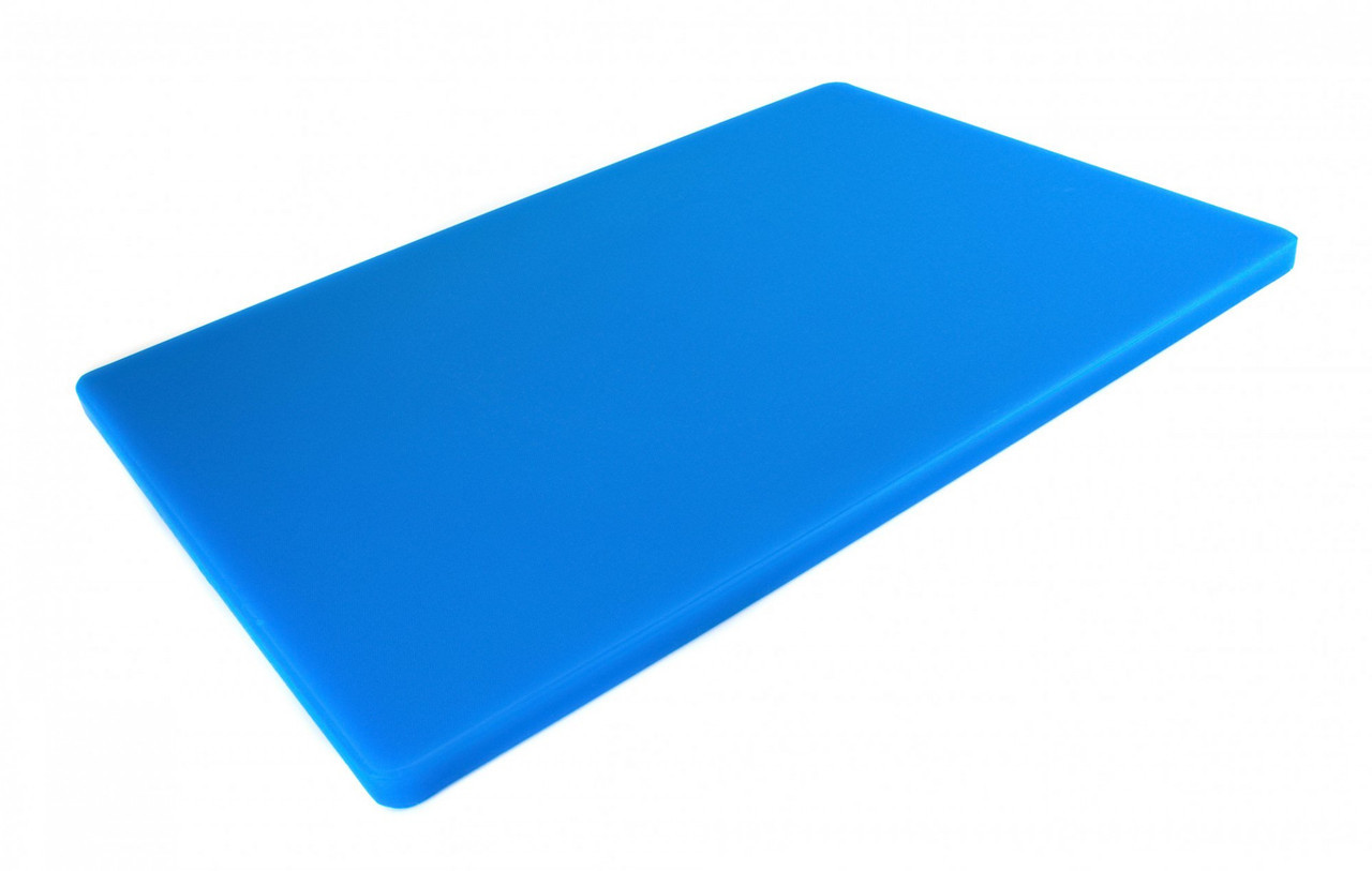Двусторонняя разделочная доска LDPE, 600 * 400 * 20 мм, синяя. Доска для нарезки и разделки 113021NK - фото 1 - id-p10464804