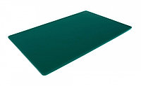 Двусторонняя разделочная доска LDPE, 600 * 400 * 13 мм, зелёная. Доска для нарезки и разделки 113042NK