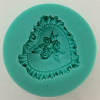 Молд силиконовый"Розочка в сердце"? 55 мм (шт) Империя Посуды EMP_8233