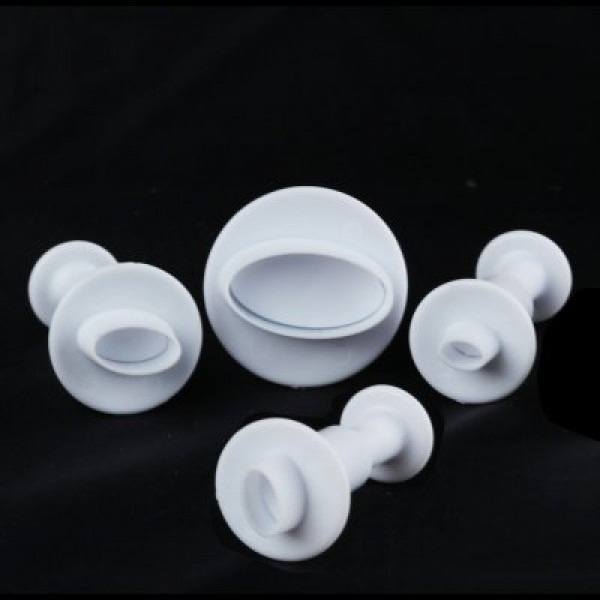 Плунжер пластиковый для мастики"Овал"(набор 4 шт) Империя Посуды EMP_8622 - фото 1 - id-p10465875