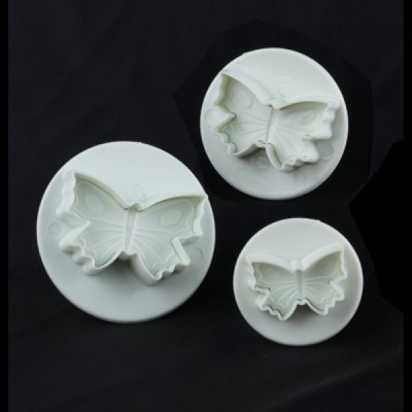 Плунжер пластиковый для мастики"Бабочки мини"(набор 3 шт) Империя Посуды EMP_8623 - фото 1 - id-p10466356