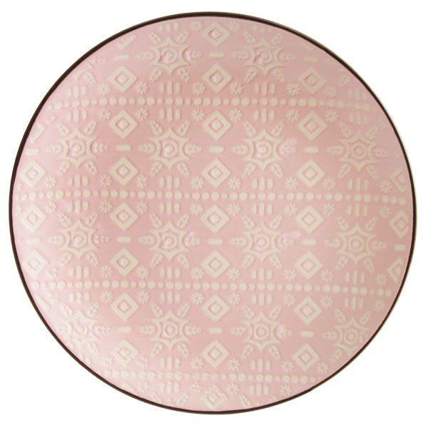Тарелка обеденная Astera Engrave Pink 27 см A0480-HP22-D - фото 1 - id-p10466854