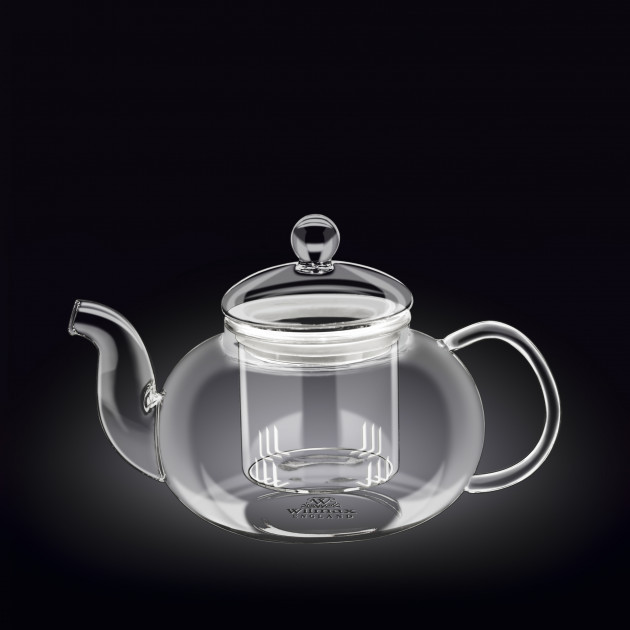 Чайник заварочный со стеклянным ситом Wilmax Thermo 1200 мл WL-888815 - фото 1 - id-p10465395