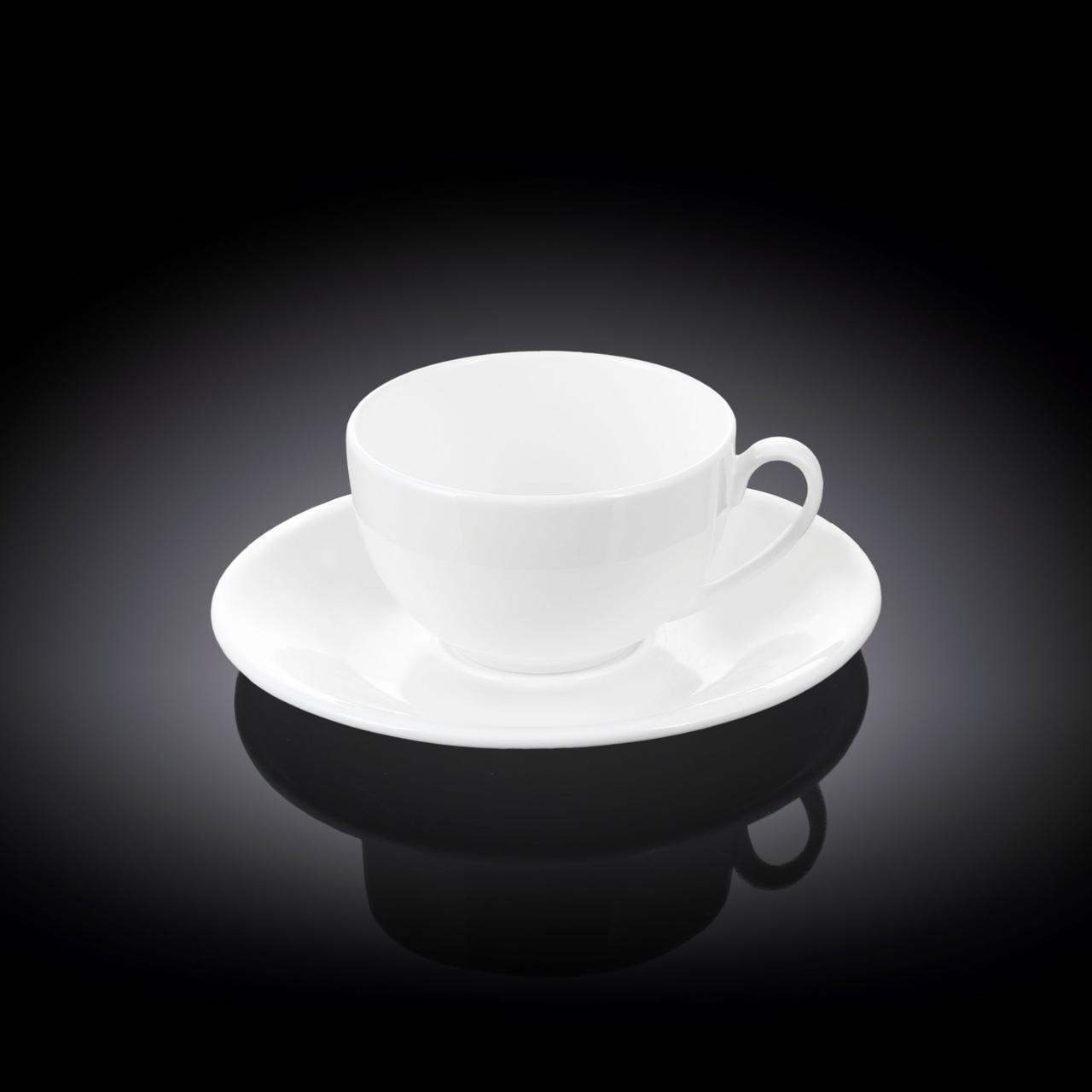Чашка кофейная с блюдцем Wilmax 80 мл WL-993187 - фото 1 - id-p10465403