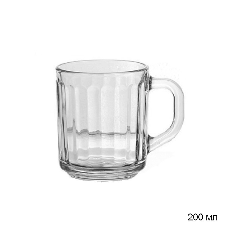 Чашка стекляная Ретро 200 мл 11с1565 - фото 1 - id-p10465404