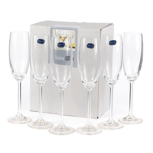 Набор бокалов для шампанского Bohemia Maxima 220 мл 6 пр 40445-220 - фото 1 - id-p10465440