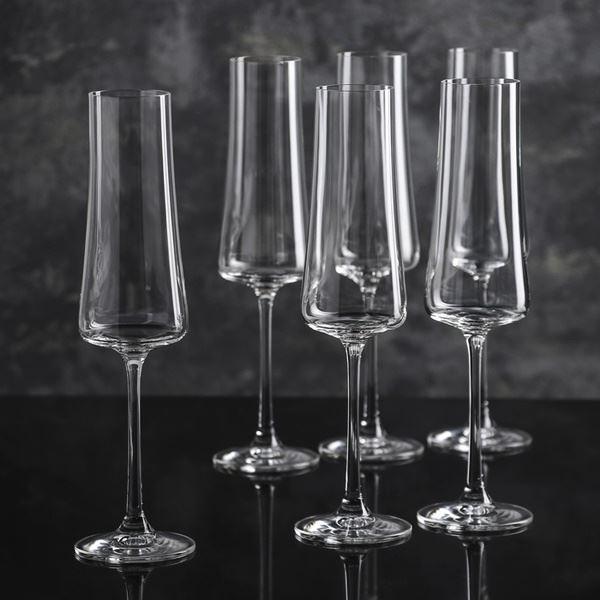 Набор бокалов для шампанского Bohemia Xtra 210 мл 6 пр b40862 - фото 1 - id-p10465442