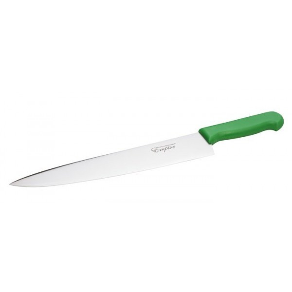 Нож профессиональный с зеленой ручкой L 380 мм (шт) Империя Посуды EMP_3078 - фото 1 - id-p10470526
