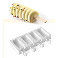 Форма силиконовая для мороженого Silikomart Мини танго 67x32x22 мм (2 формы, 2 подноса, 100 палочек), GEL04M