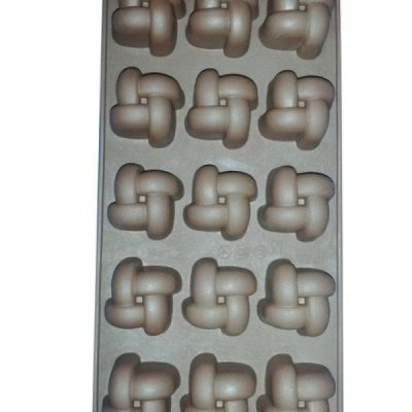 Силиконовая форма"Шоколад/Лед Узелки"210*105*20 мм (шт) Империя Посуды EMP_7152 - фото 1 - id-p10466443