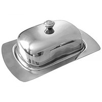Маслёнка нержавеющая премиум 190*127 мм (шт) Империя Посуды EMP_9449