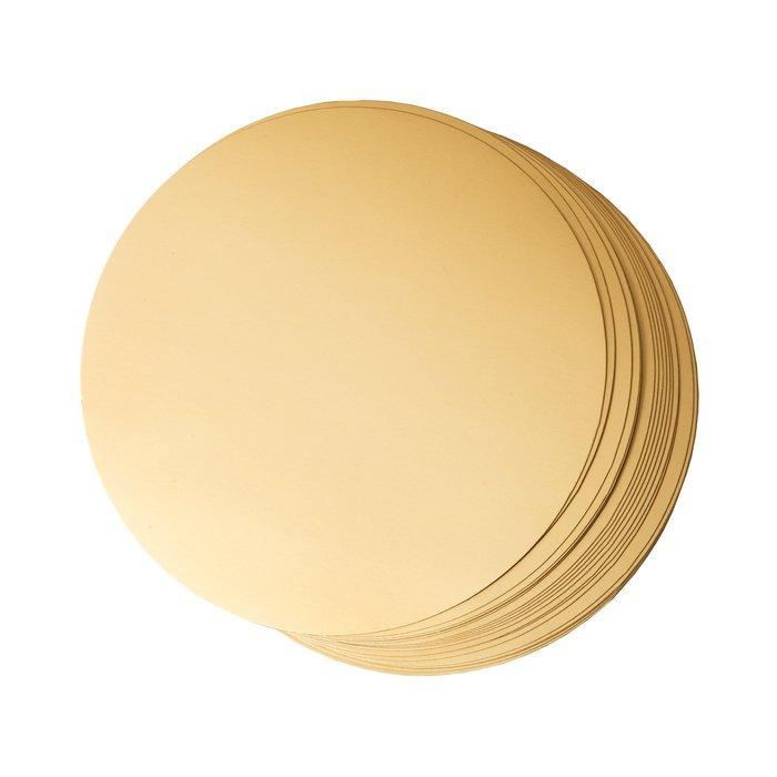 Подложка для торта круглая золотого цвета диаметр 260 мм (1уп 20 шт) Империя Посуды EMP_0208 - фото 1 - id-p10463345