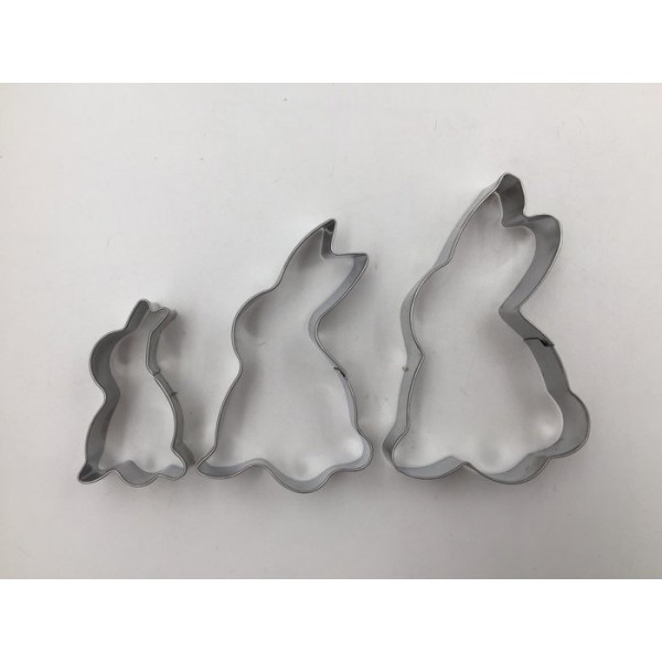 Резак нержавеющий"Пасхальный кролик"(набор 3 шт) Империя Посуды EMP_1282 - фото 1 - id-p10463346