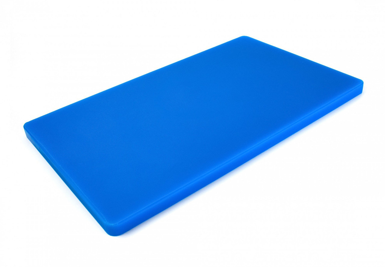 Двусторонняя разделочная доска LDPE, 500 * 300 * 20 мм, синяя. Доска для нарезки и разделки 113027NK - фото 1 - id-p10463710