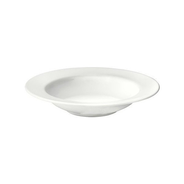 Тарелка керамическая суповая Ipec Verona 23 см белая 30901723 - фото 1 - id-p10467411